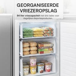 Heinner HC-V288SE++ Koel-vriescombinatie 288 L – Low Frost – Super Freezing – Mechanische Bediening – Omkeerbare Deur – Zilver – 5 Jaar Garantie — thumbnail 6