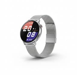 Smartwatch Rankos AK37 - sporthorloge zilver staal bandje - Fitness - Stappenteller - Hartslag - Slaapmonitor - Bluetooth bellen-Bel/message herinnering - Camera Bediening-IP67 Waterbestendig - Met APP-Weer informatie -Stopwatch - Muziek — thumbnail 1