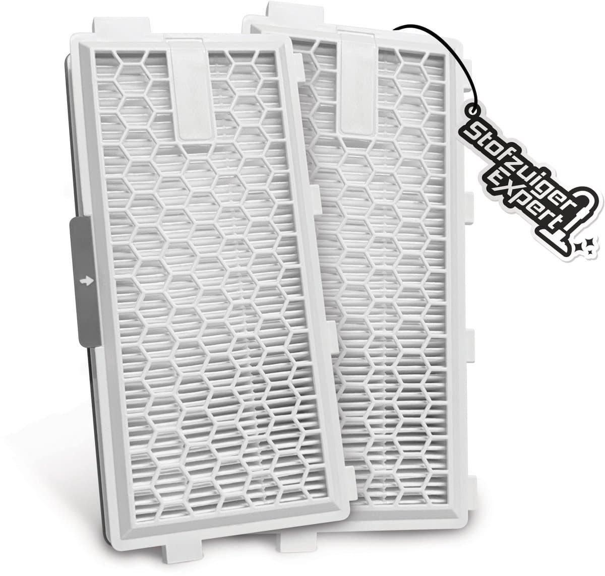 2x HEPA 13 Filter Geschikt voor Miele – Kwalitatieve Vervanger voor Miele SF-HA-50 - O.A. Geschikt Voor Miele Guard L1, M1, S1, Compact C1, Complete C2, Complete C3 en de S4, S5, S6, S8, S8000, S6000, S5000 en S4000 series — afbeelding 1