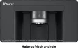Lg GMG861EPAE - Amerikaanse Koelkast - 179cm hoog - zwart- Instaview glazen deur - 4 deurs — thumbnail 4