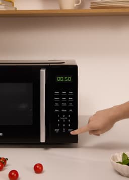 CREATE - Magnetron 23L met grill- en ovenfunctie 1000W - Zwart - MICROWAVE STUDIO — thumbnail 5