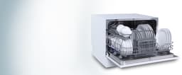 Heinrich's HTG 8840 mini vaatwasser - 7 programma's - gebruik slechts 6,5 liter per cyclus - wit — thumbnail 6