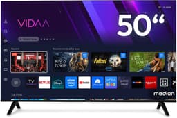 MEDION 125,7 cm (50″) QLED Ultra HD TV (Smart-TV, 4K, Dolby Vision HDR, VIDAA Store, Prime Video, Disney+, DAZN, Paramount+, Dolby Atmos, HbbTV, PVR, Bluetooth, MD 850601) — thumbnail 1