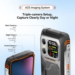 Blackview XPLORE 1 Walkie Talkie - Robuuste Smartphone - 5G - 48GB RAM - 512GB ROM - 108MP Camera - 6.78 inch - Robuuste Telefoon - Android 15 - NFC - GPS - Oranje — thumbnail 11