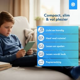 Silvergear eReader voor Kinderen 4.7 Inch - 4 GB - E-ink Scherm - EPUB en Meer - Educatief Vakantie Speelgoed - Reisspelletjes Kinderen Onderweg - E book Reader - Cadeau voor Jongens en Meisjes voor op Reis - 7, 8, 9, 10, 11, 12, 13, 14 Jaar - Groen — thumbnail 2