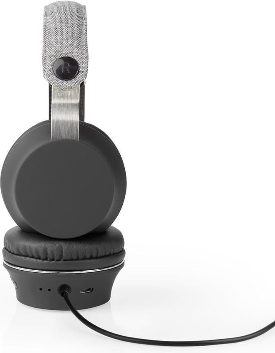 Nedis Bluetooth®-koptelefoon | On-ear -18 Uur Afspeeltijd | Antraciet/Zwart — afbeelding 1