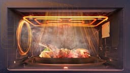 Samsung MC35R8058CC/EN - Combi-magnetron - Zwart - PowerGrill Duo - Airfry - Gemakkelijk schoon te houden — thumbnail 4