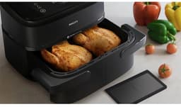 Philips 1000 Series Dual Basket Airfryer - NA150/00 - Dubbele Mand - Flexible Basket - 7.1L - Tot 5 Personen — thumbnail 11