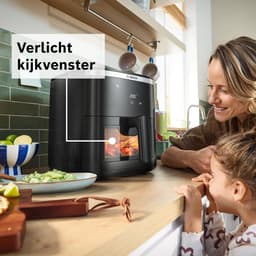 Bosch MAF671B0 Airfryer XXL - Serie 6 - 7,2L - Shake alarm - Kijkvenster - Warmhoudfunctie - 7 programma's - Tot 5 personen - Zwart — thumbnail 12
