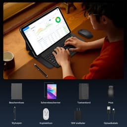 TABWEE T60 Pro - Tablet - 13.4 Inch FHD - 24GB RAM - 256GB ROM - Android 15 - Grijs — thumbnail 5