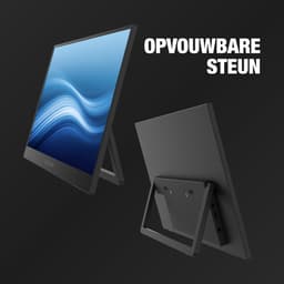 Logicom Nomad Display - Portable Monitor - Full HD - 15,6" - IPS scherm - Draagbare monitor - USB-C & Mini HDMI - Kickstand - zwart — thumbnail 12