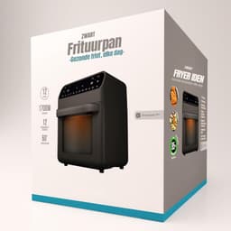 Aurixi® Heteluchtoven - Oven - Airfryer Oven - Zwart - ‎38cm x 31cm x 36cm — thumbnail 2