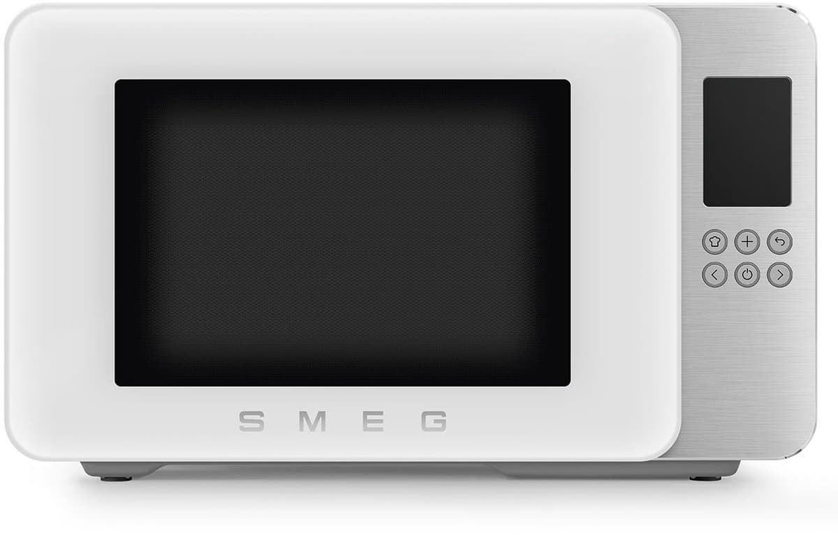 SMEG MOC01WHMEU - Magnetron met grill - Soft-close - 1900W - Inverter technologie - 29L - Mat Wit — afbeelding 1