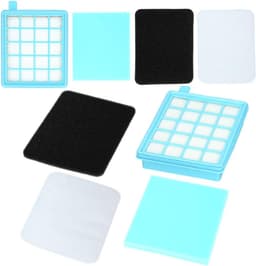 2x HEPA Filter Set Geschikt voor Philips PowerPro Compact & Active - Vervanging FC8058/01 - Voor o.a. FC8470 FC8630 FC9320 FC9530 - 4-delige Set — thumbnail 1