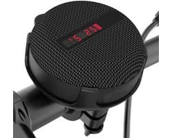Oneay Waterbestendige draagbare Bluetooth fietsluidspreker – Met microfoon en batterijindicator – Geschikt voor fietsen, wandelen en buitengebruik