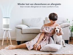 Blanc Square Luchtreiniger Pro Air Purifier - HEPA 13 filter + Koolstoffilter - 170m³/h 30m² - Zeer stille Slaapstand - Verwijdert Allergieen Hooikoorts Stof - Clean Air Slaapkamer — thumbnail 11