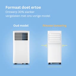 CLVP® Mobiele Airco - Airconditioning - Ventilatoren - Airco Zonder Afvoerslang - Wit — thumbnail 6