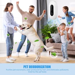 Luchtreiniger - Negatieve ionen luchtreiniger - Ozongenerator - Luchtreiniger met ionisator - Deodorizer - Luchtzuiveraar voor huisdieren - Ontgeurder voor wc en keuken - Formaldehyde verwijderaar - Ozon luchtverfrisser - Compacte luchtreiniger — thumbnail 6