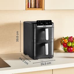 Tefal Easy Fry Crispy Stack EY7528 - Dubbele Airfryer - 10L - 6 automatische programma's - Geschikt voor 6 personen — thumbnail 7