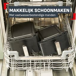 Tefal Easy Fry Crispy Stack EY7528 - Dubbele Airfryer - 10L - 6 automatische programma's - Geschikt voor 6 personen — thumbnail 8