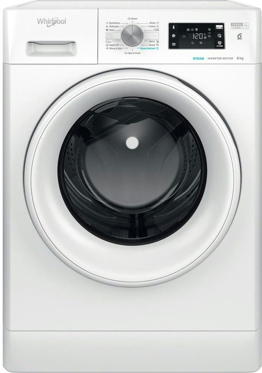 Whirlpool FFB 9489 WV EE wasmachine Voorbelading 9 kg 1400 RPM Wit — afbeelding 1