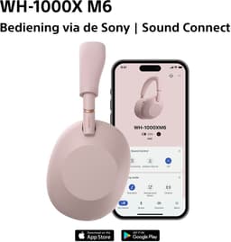 Sony WH-1000XM6 - Draadloze koptelefoon met Noise Cancelling - Roze — thumbnail 11