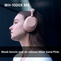 Sony WH-1000XM6 - Draadloze koptelefoon met Noise Cancelling - Roze — thumbnail 22
