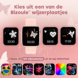 Bizoule Smartwatch Beso - Smartwatch Dames & Heren - Rosé-Goud - 40mm - Horloge met Belfunctie - AMOLED Full HD - Bloeddrukmeter - Stappenteller - Android en iOS — thumbnail 11