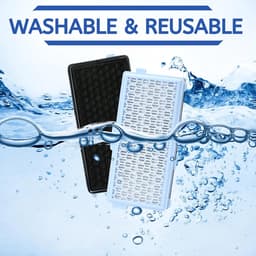 2 Stuks Actieve HEPA Filter Set geschikt voor Miele GN Hyclean 3D/S8340/AH50/C1/C2/C3/S6/S8 - Vervangbaar - Stofzuiger onderdelen — thumbnail 2
