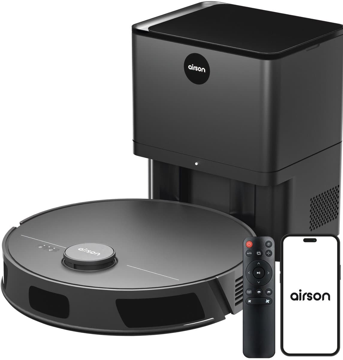 Airson X2 Ultra Clean - Robotstofzuiger met Dweilfunctie - Mobiele Applicatie - Automatisch Leegstation - LiDAR Navigatie - Geschikt Voor Huisdierharen — afbeelding 1