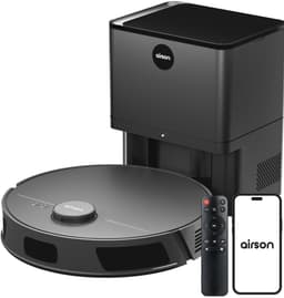 Airson X2 Ultra Clean - Robotstofzuiger met Dweilfunctie - Mobiele Applicatie - Automatisch Leegstation - LiDAR Navigatie - Geschikt Voor Huisdierharen — thumbnail 1