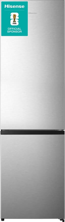 Hisense RB440N4ACC - Koelvriescombinatie vrijstaand - RVS look - 336 liter - Rechtsdraaiend (omkeerbaar) - C label - 35 dB(A) - NoFrost — thumbnail 1