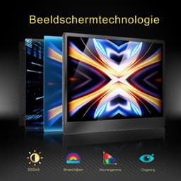 Core® Professionele Portable Monitor Pro 2024 - Inclusief Beschermhoes en Kabels - Krachtige Laptop Scherm Uitbreider - Zwart - ‎36cm x 21cm x 4cm — thumbnail 6