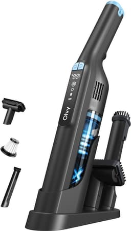 Olvy Kruimeldief PRO - LCD Display - Oplaadstation - 3 Snelheden - 250W - Kruimelzuiger Snoerloos - Autostofzuiger - 22 kPa - Draadloos - Handstofzuiger — thumbnail 1