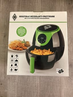 Airfryer - Hetelucht Friteuse - 3 Liter - 1400W - Zwart — thumbnail 3