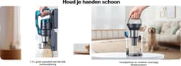 Buture - Stick Stofzuiger VC60 - Draadloze Stofzuiger met Intelligent Display, 450W 38Kpa, 3 Modus en 55 minuten Stofzuiger voor Thuisgebruik — thumbnail 3