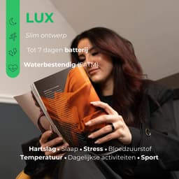 NOLATR Smart Ring LUX Slimme Ring - Stappenteller & Hartslagmeter - Goud - Maat 10 — thumbnail 3