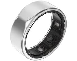 Kuno Ring 2 – Smart Ring – Slaapmonitor – Hartslag & Activiteitentracker – Stappen & Calorieën Meten – Zonder Abonnement – Waterbestendig – Zilver Maat 8