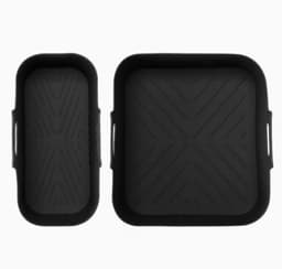 2-Pack Anti-aanbak Siliconen Bakplaat voor Philips NA350-3000 | Makkelijk Schoon te Maken, Geschikt voor Airfryers, Ovens en Magnetrons — thumbnail 1