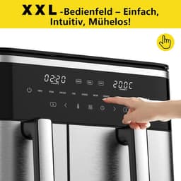 Airfryer XXL - Dubbele Mand Airfryer - bakaccessoire — thumbnail 3