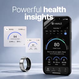 HAALE II Smart Ring met Oplaadcase - Gold - Size 12 — thumbnail 11