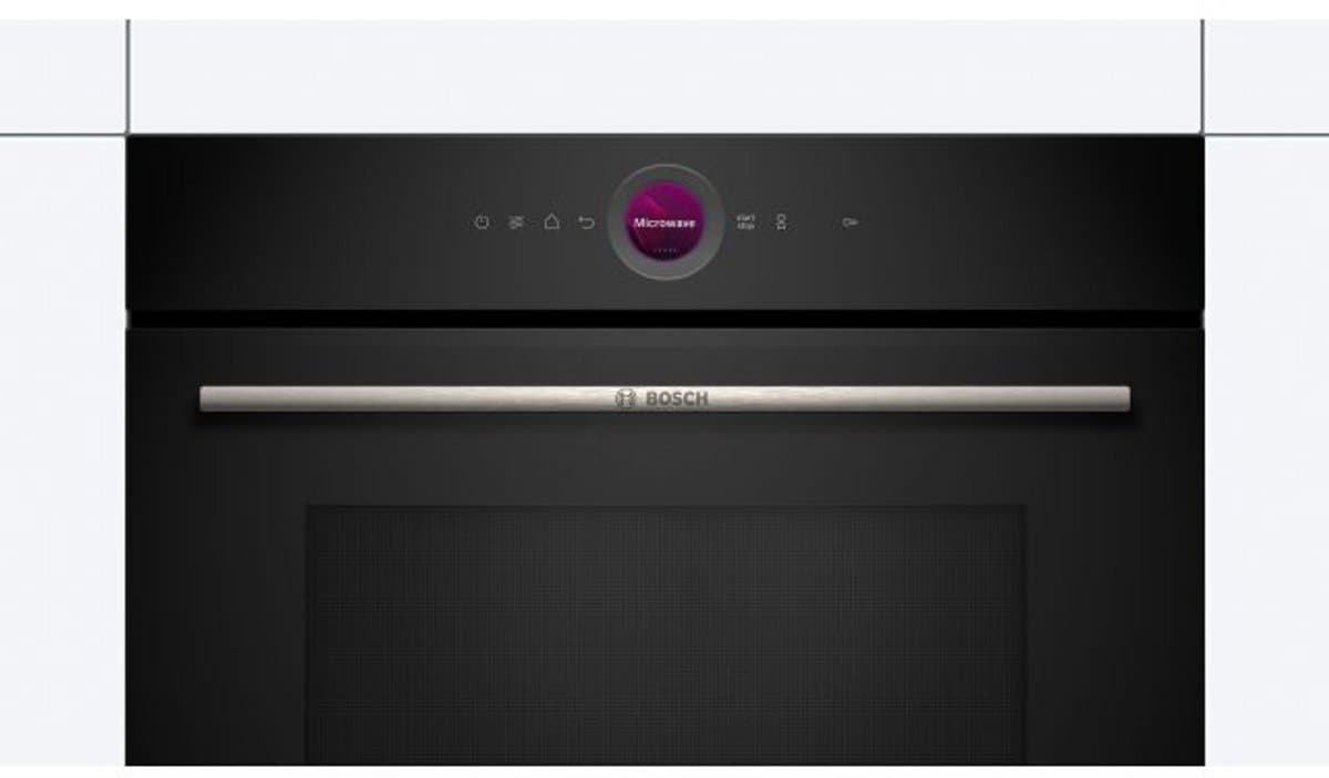 Bosch CEG732XB1-1 Serie 8 Inbouw magnetron met grill zwart + 3 Jaar Gratis Extra Garantie — afbeelding 1
