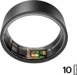 ULTRAHUMAN Ring AIR – Smart Ring | Geen maandabonnement | Bepaal eerst de juiste maat met de Sizing Kit | Slaaptracker - Hartslagmeter - Fitnesstracker – Matt Grey – Size 10 — thumbnail 6