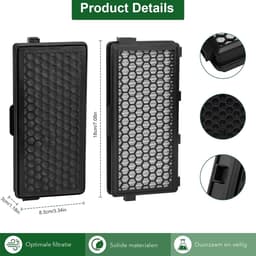 JC's® - HEPA Filter Geschikt voor Miele Stofzuiger – Vervangt SF-HA 50 – Voor Complete C3, C2, Compact C2, S8, S6, S5 – Premium Kwaliteit – 2 STUK(S) — thumbnail 3