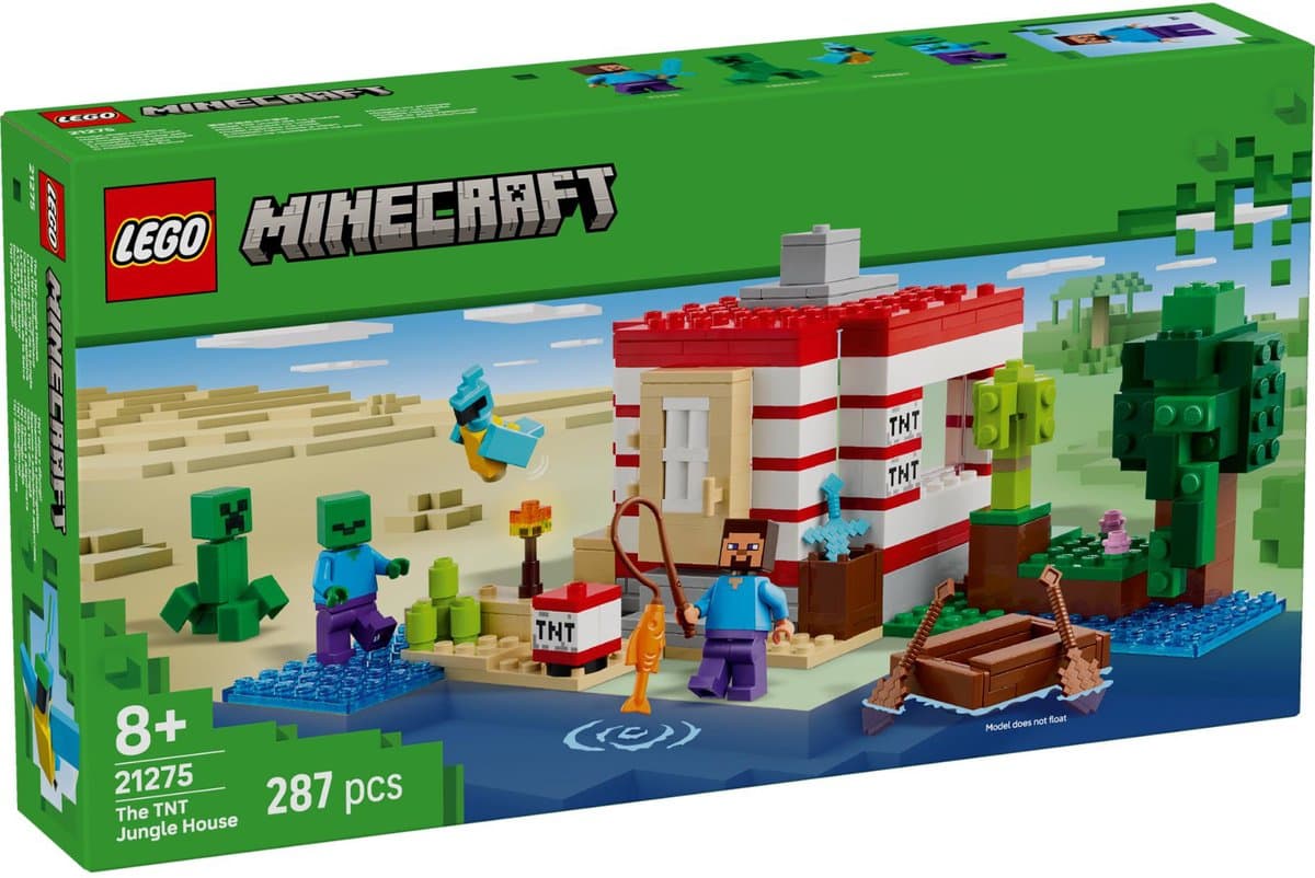 LEGO® Minecraft® Het TNT Junglehuis, Videogameset - 21275 — afbeelding 1
