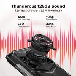 DOOGEE Blade 20 Pro - Robuuste Smartphone - Robuuste Telefoon - 24GB RAM + 256GB ROM（2TB/TF) - 11800mAh/18W - 6.6 Inth HD+ IPS+90Hz - 125dB Luidsprekers - Nachtzichtcamera - Face ID - Triple card slot - Zilver — thumbnail 4