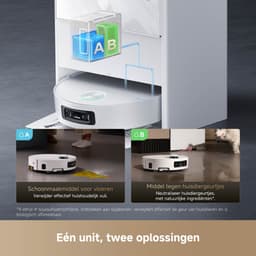 Dreame Aqua 10 Ultra Track Complete - Krachtige 2-in-1 Robotstofzuiger met Zelfreinigende Dweil - Obstakeldetectie en Automatisch Leegstation - 25.000 Pa Zuigkracht – Overwint Drempels tot 6 cm — thumbnail 16