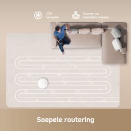 Dreame D20 - Slimme Robotstofzuiger met Dweilfunctie - 13.000 Pa zuigkracht en 285 min accuduur - App-besturing en haarontwarringstechnologie — thumbnail 11