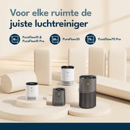 Vibrix PureFlow15 Luchtreiniger / Air Purifier – HEPA H13 + koolstoffilter – 100 m³/u – Voor kamers tot 15 m² – Ionisator – App-bediening – Zeer stil met slaapstand – Luchtkwaliteitindicator — thumbnail 9
