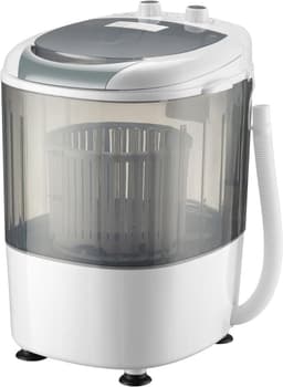CLGP® Mini Wasmachine met Centrifuge - Voor Kleine Wasgoed - Meerdere Programma's - Wit — thumbnail 1